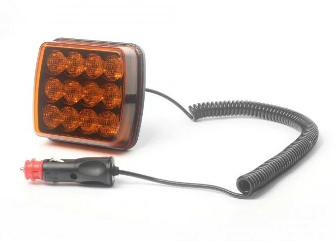 magnetische led stroboscooplamp 12/24 volt - waarschuwingslamp - zwaailicht