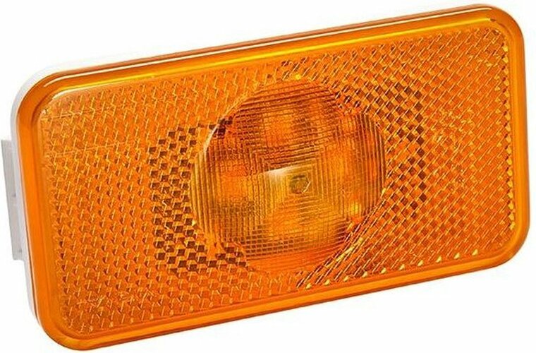 led zijmarkeringslamp universeel oranje 12/24 volt - contourlamp - led zijlamp - breedtelamp