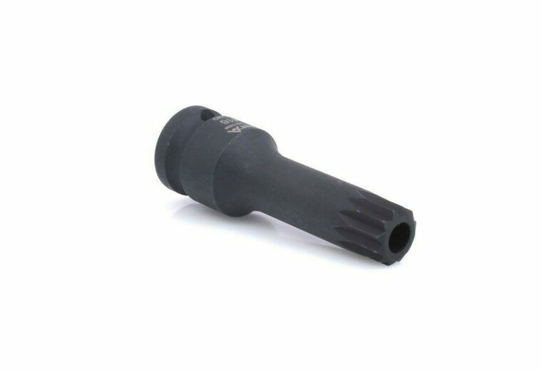 m16 twaalfkant spline dop uitwendig - 78 mm - 1/2 duims aansluiting - veeltanddop - spline bit - asta