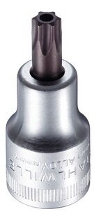torxdop t40 - 1/2 duims aansluiting - 55 mm - met doorlopende boring - torx socket - torx bit - seneca