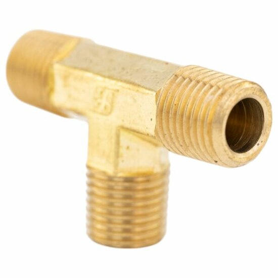 luchtkoppeling 1/4 duims buitendraad - t-knelkoppeling - t-stuk koppeling - perslucht koppeling - asta