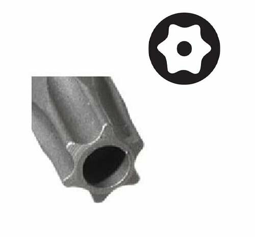 torxdop t30 - 1/2 duims aansluiting - 55 mm - met doorlopende boring - torx socket - torx bit - seneca
