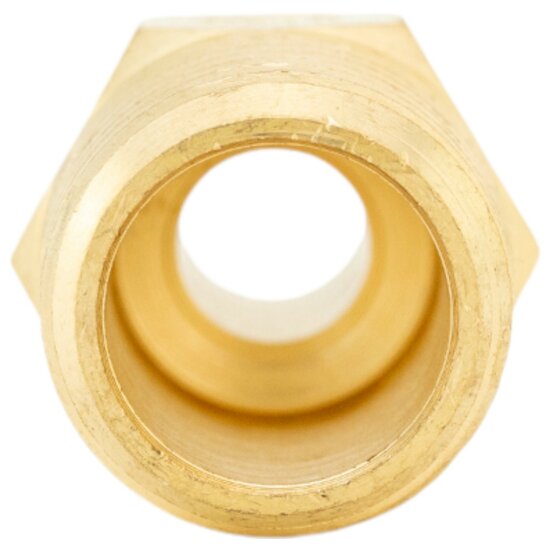 messing verloopstuk luchtkoppeling - 1/2&#039;&#039; naar 1/4&#039;&#039; - verloopnippel - luchtnippel - asta