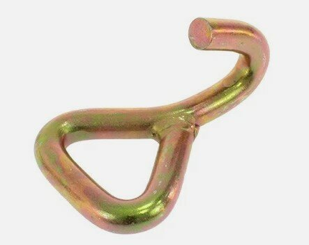 geprofileerde vinger haak - 25 kn - 5 ton - sjorhaak - spanband haak - haak