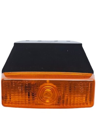 markeringslamp oranje met houder - zijmarkeringslamp - positielamp 12 volt - contourlamp - horpol