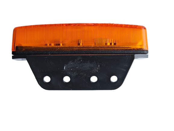 markeringslamp oranje met houder - zijmarkeringslamp - positielamp 12 volt - contourlamp - horpol