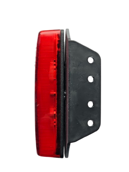 markeringslamp rood met houder - zijmarkeringslamp - positielamp 12 volt - contourlamp - horpol