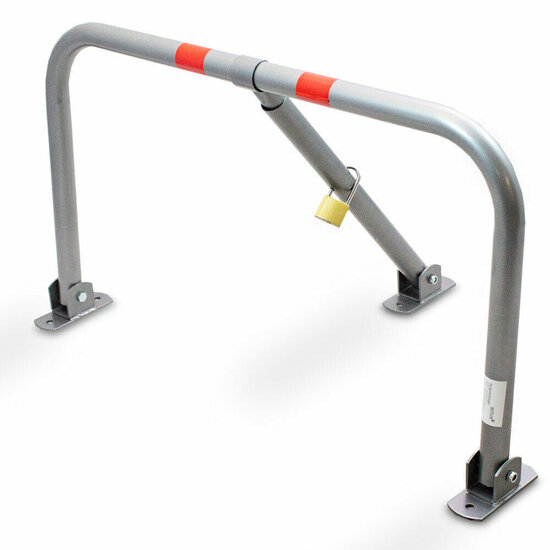 parkeerstop klapbaar - parkeerbeugel met slot - parkeer stop beugel - parkeerblokkade