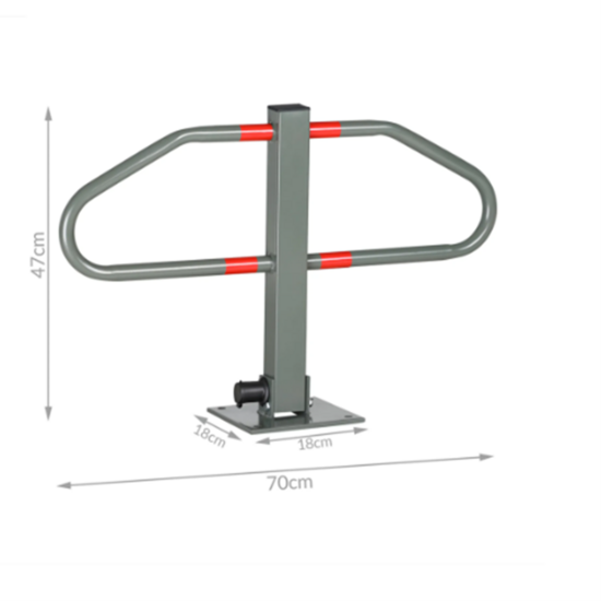 parkeerbeugel klapbaar - parkeerstop met slot - parkeer stop beugel - parkeerblokkade