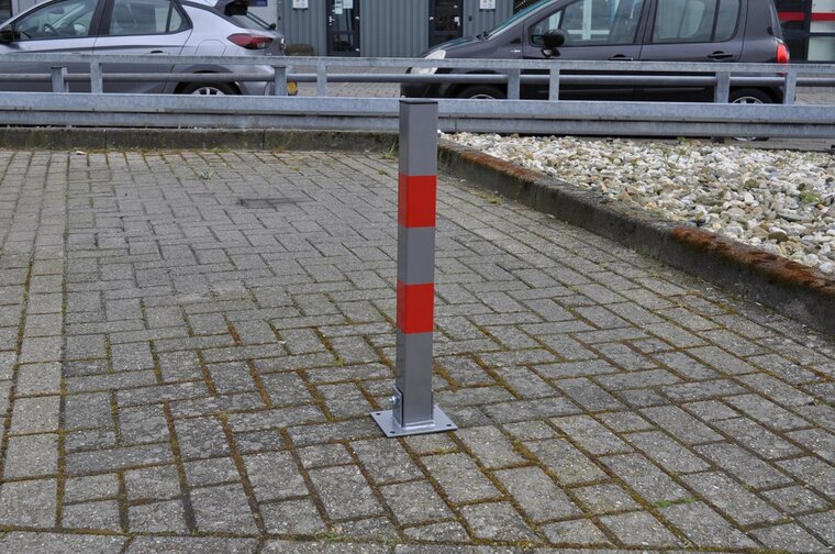 parkeerpaal klapbaar - parkeerstop met slot - parkeer stop paal - parkeerblokkade
