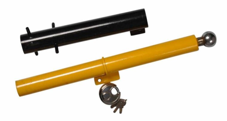 aanhanger parkeerpaal 50mm kogel  - steunpaal - stationair slot - disselslot paal