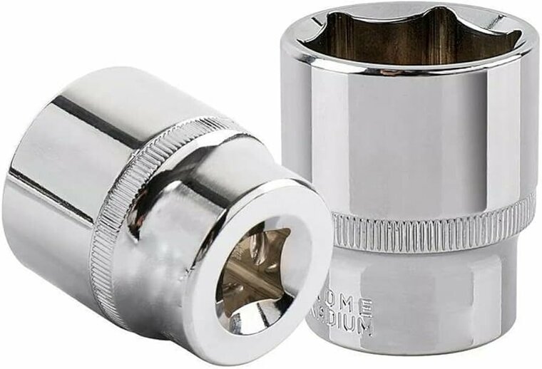 dop zeskant - 10 mm - 1/2 duims aansluiting - dopsleutel - rateldop - dop - seneca