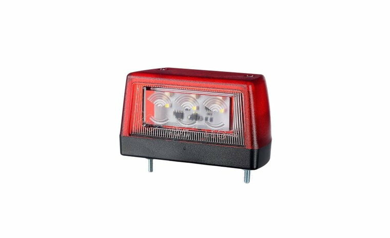 led kentekenverlichting wit 12/24 volt - kentekenlicht - kenteken verlichting - numberplate lamp