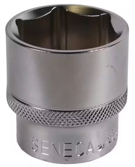 dop zeskant - 27 mm - 1/2 duims aansluiting - dopsleutel - rateldop - dop - seneca