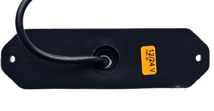 led stroboscooplamp wit 12/24 volt - waarschuwingslamp - zwaailicht - horpol