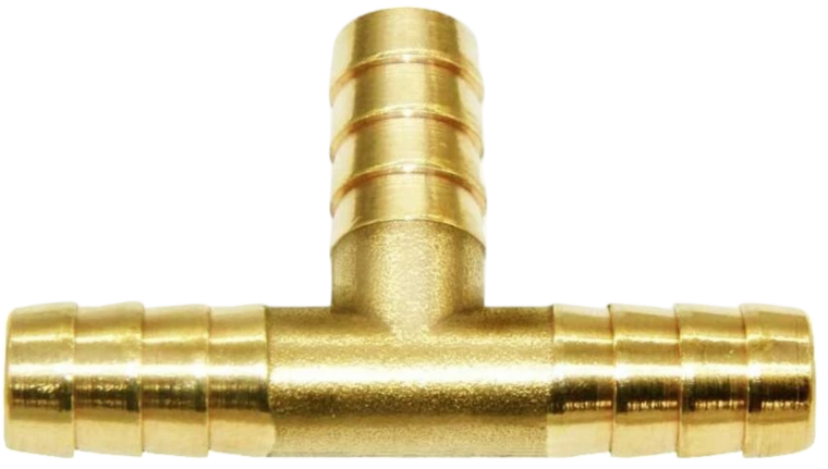 t-stuk slangpilaar - 6 mm - slangverbinder - 3 weg - verbindingskoppeling - zionair