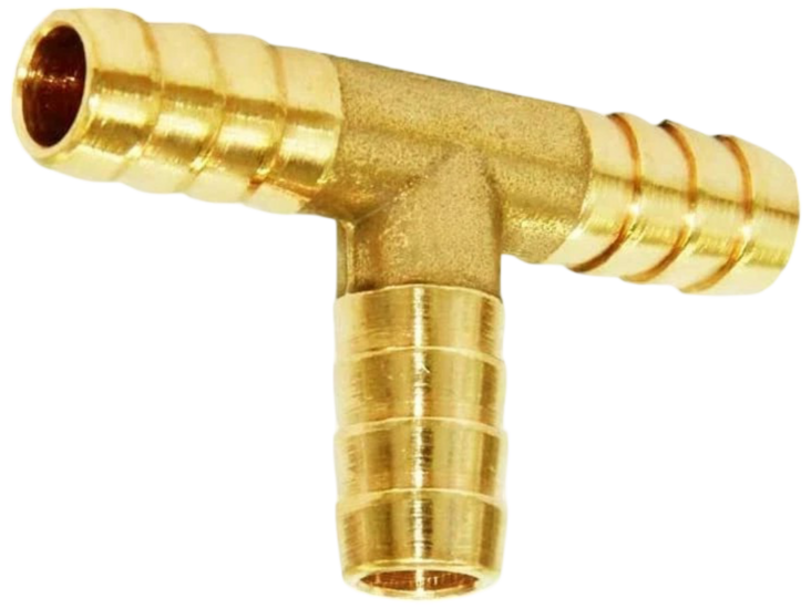 t-stuk slangpilaar - 8 mm - slangverbinder - 3 weg - verbindingskoppeling - zionair