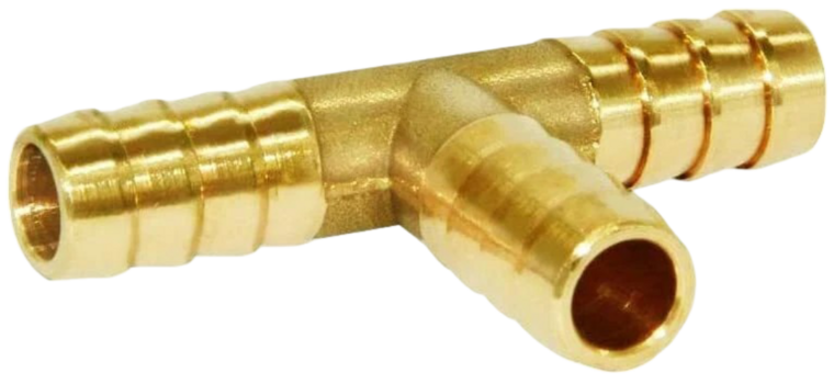 t-stuk slangpilaar - 8 mm - slangverbinder - 3 weg - verbindingskoppeling - zionair