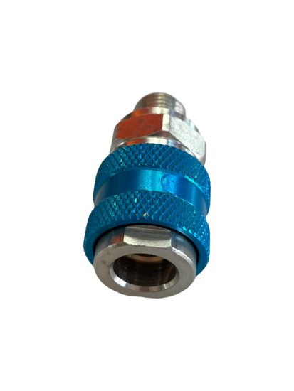 euro snelkoppeling - 1/4 duims - uitwendig draad - mannelijk - zionair