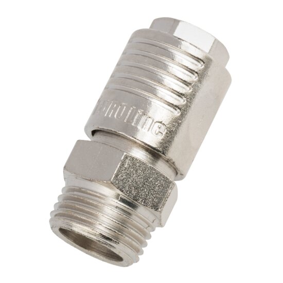 euroline snelkoppeling - 3/8 duims - uitwendig draad - mannelijk - snel koppeling