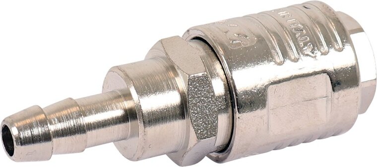 euroline snelkoppeling met slangtule - 6.5mm - snel koppeling - persluchtkoppeling