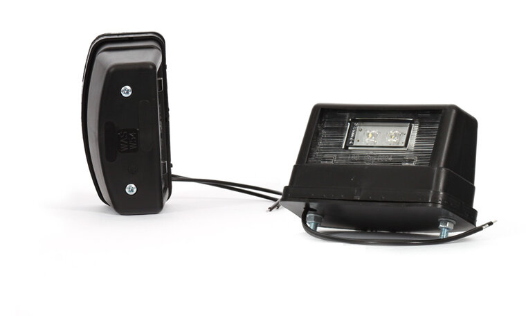 led kentekenverlichting wit 12/24 volt - kentekenlamp - kentekenplaat verlichting - was