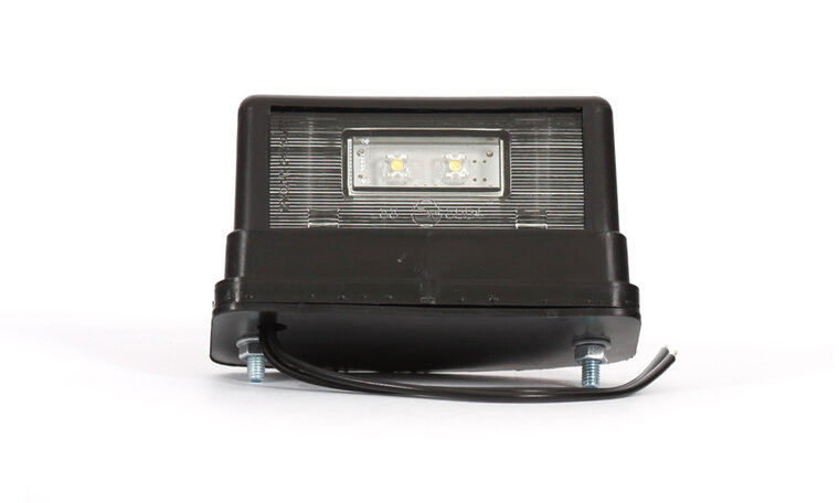 led kentekenverlichting wit 12/24 volt - kentekenlamp - kentekenplaat verlichting - was