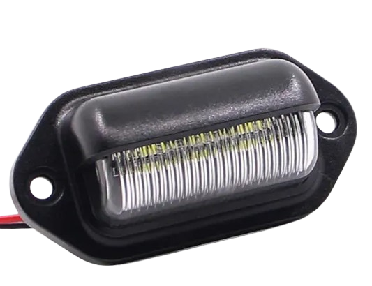 led kentekenverlichting wit 12/24 volt 6x led - kentekenlamp - kentekenplaat verlichting