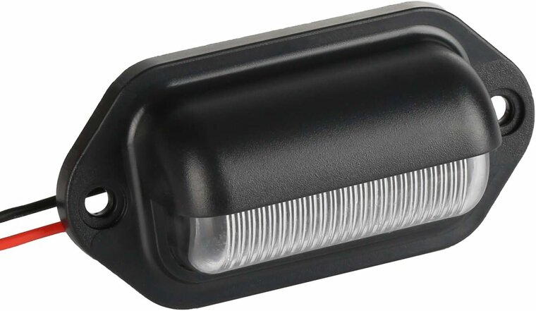 led kentekenverlichting wit 12/24 volt 6x led - kentekenlamp - kentekenplaat verlichting