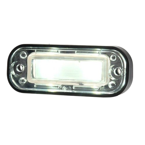 led kentekenverlichting klein wit 12/24 volt - kentekenlamp - kenteken verlichting