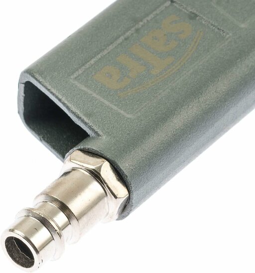 bandenpomp - luchtpomp - 1/4 duims inlaat - bandenspanningsmeter - 400mm slang - banden pomp - lucht pomp