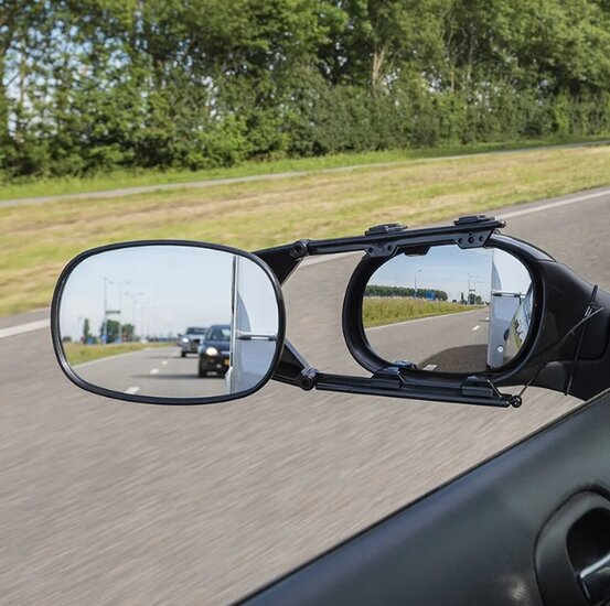 aanhangwagen spiegel 190x135mm - zijspiegel - autospiegel - breedte spiegel