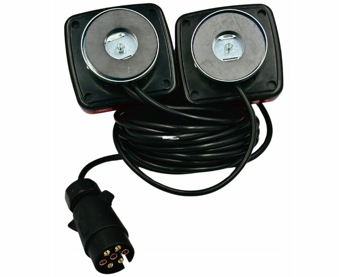 led verlichting set magnetisch - 7 polig - 7,5m + 2,5m - 26x led per lamp - led verlichting - verlichting set - led achterlicht