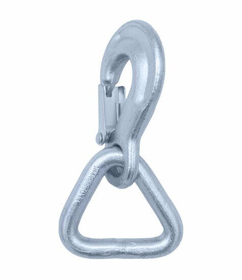 driehoekige klephaak 5.0T - klep haak - 50mm - haak met veiligheidsbeugel - trekhaak - sleepkabelhaak