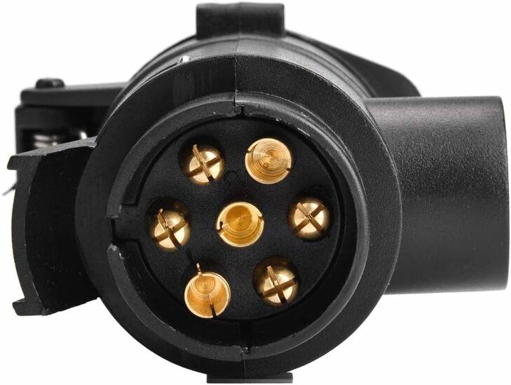 verloopstekker 7&nbsp;naar 13 polig - stekker adapter - verloop stekker - overgangsstekker