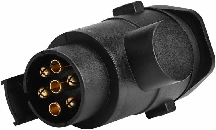 verloopstekker 7&nbsp;naar 13 polig - stekker adapter - verloop stekker - overgangsstekker