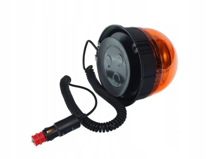 led waarschuwingslamp 12/24 volt kabel met sigarettenstekker 45x led - zwaailamp - waarschuwingslamp
