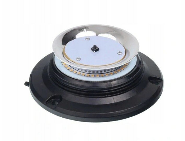 led waarschuwingslamp klein 12/24 volt kabel met sigarettenstekker 45x led - zwaailamp - waarschuwingslamp