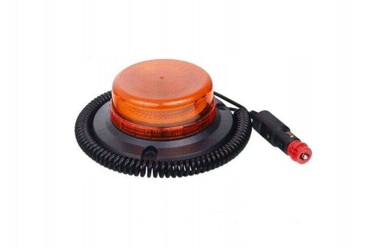 led waarschuwingslamp klein 12/24 volt kabel met sigarettenstekker 45x led - zwaailamp - waarschuwingslamp