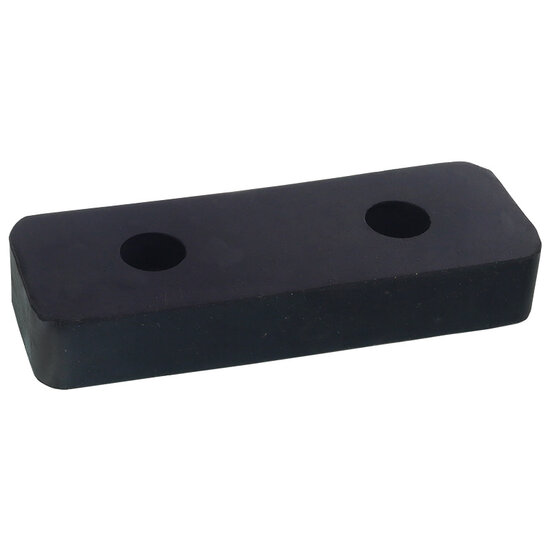 stootkussen 195x70 mm - 2 gaten - stootrubber - stootblok - bumperkussen - bufferblok