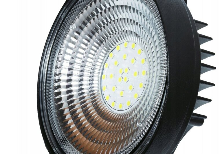 led werklamp rond 27x led 10-30v - werklamp - werklicht - bouwlamp - ledlamp