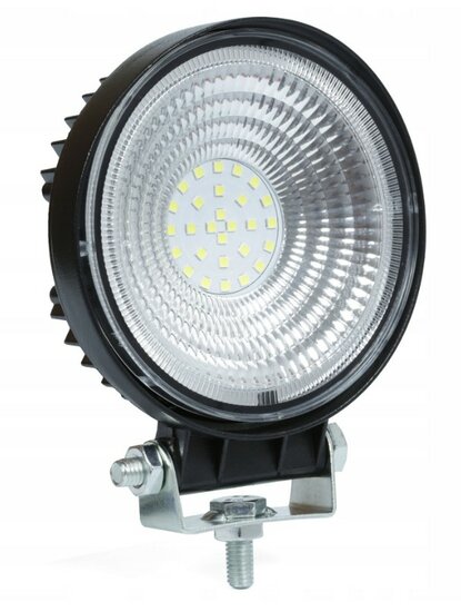 led werklamp rond 27x led 10-30v - werklamp - werklicht - bouwlamp - ledlamp