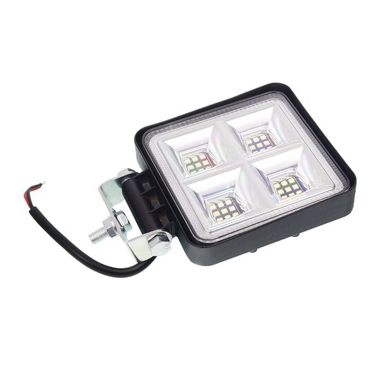 led werklamp vierkant 36x led - 12-80v - werklamp - led werklamp - werklicht - bouwlamp - ledlamp
