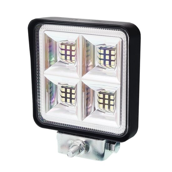 led werklamp vierkant 36x led - 12-80v - werklamp - led werklamp - werklicht - bouwlamp - ledlamp