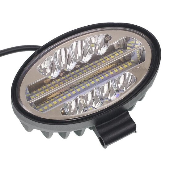 led werklamp ovaal 48x led - 10-30v - werklamp - led werklamp - werklicht - bouwlamp - ledlamp