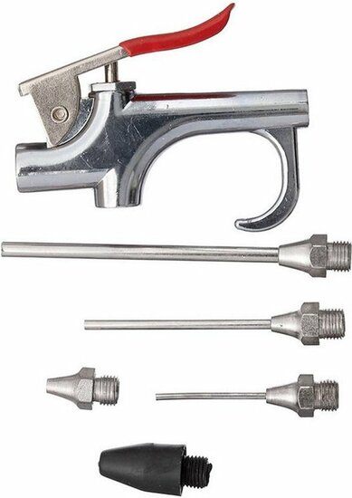 blaaspistool set - luchtpistool set - 5 delig - luchtspuit - afblaas pistool - h&ouml;fftech