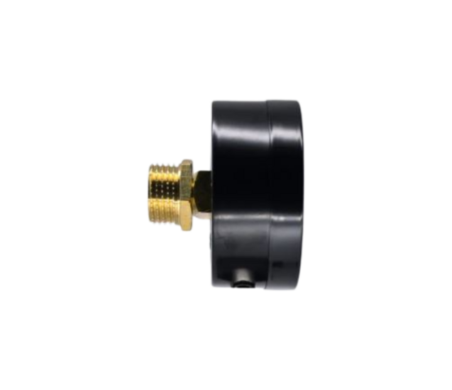 drukmeter horizontaal - 63 mm - manometer 3/8&#039;&#039; aansluiting - mano meter voor drukregelaar