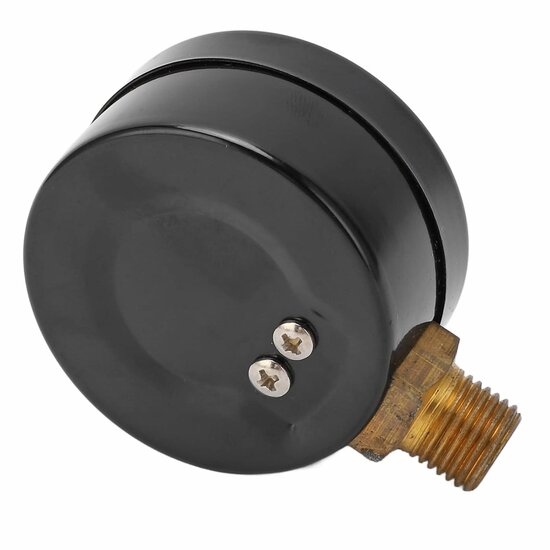drukmeter verticaal - 50 mm - manometer - 3/8&#039;&#039; aansluiting - drukregelaar klok - zionair