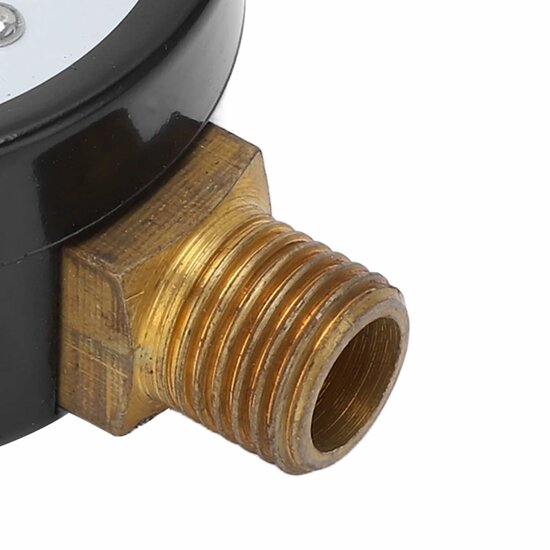 drukmeter verticaal - 50 mm - manometer - 3/8&#039;&#039; aansluiting - drukregelaar klok - zionair