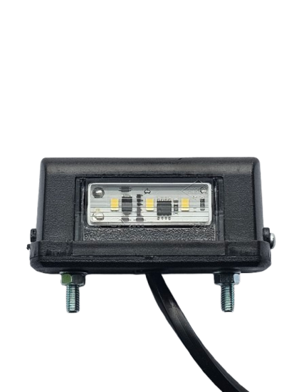 led kentekenverlichting wit 12/24 volt 3x led - kentekenlamp - numberplate lamp - kenteken verlichting - horpol